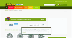 Desktop Screenshot of mandalas.colorir.com
