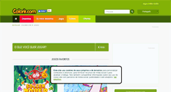 Desktop Screenshot of jogosflash.colorir.com