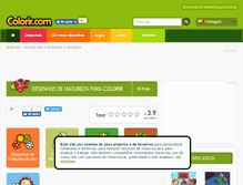 Tablet Screenshot of natureza.colorir.com