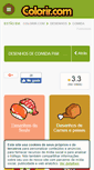 Mobile Screenshot of comida.colorir.com