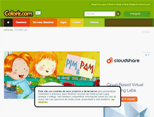 Tablet Screenshot of colorir.com